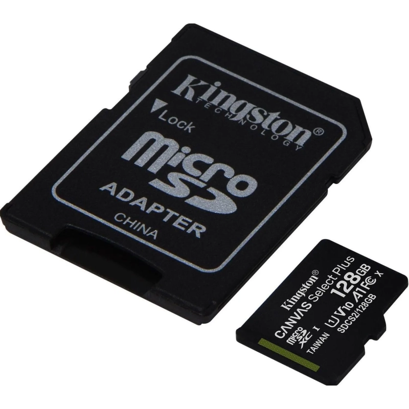 Карта памяти Kingston Canvas Select Plus microSDXC UHS-I +ад, SDCS2/128GB