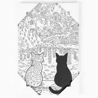 Картина по номерам &laquo;Два кота&raquo;, 20&times;30 см