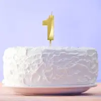 Свеча для торта, цифра &laquo;1&raquo;, 11.5&times;2.3 см