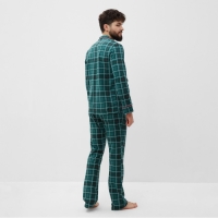 Пижама мужская KAFTAN Green mood, размер 48