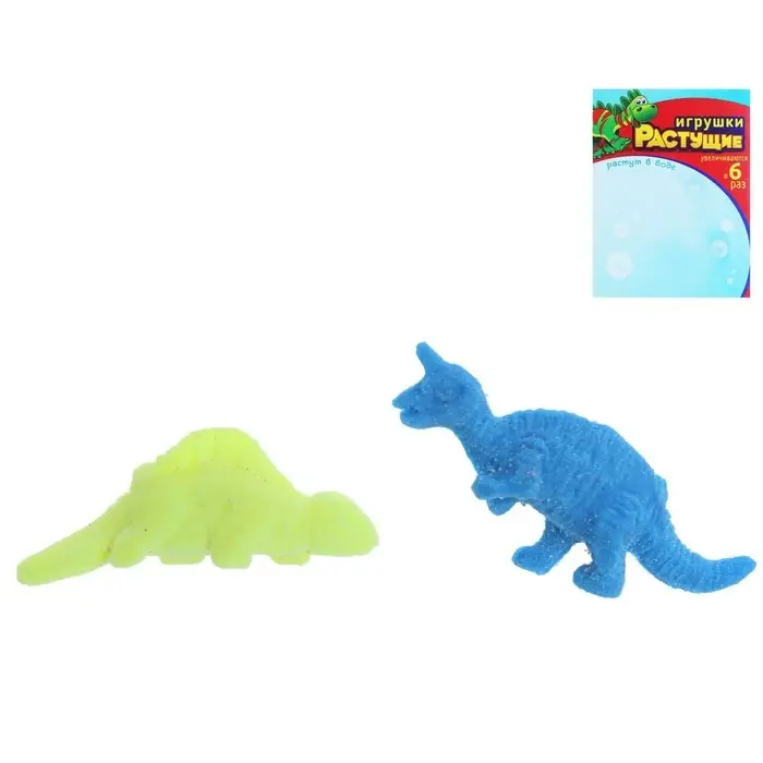 Растущие животные «Динозавры», набор 2 шт., МИКС