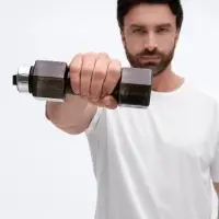 Бутылка для воды Hantelis, черная