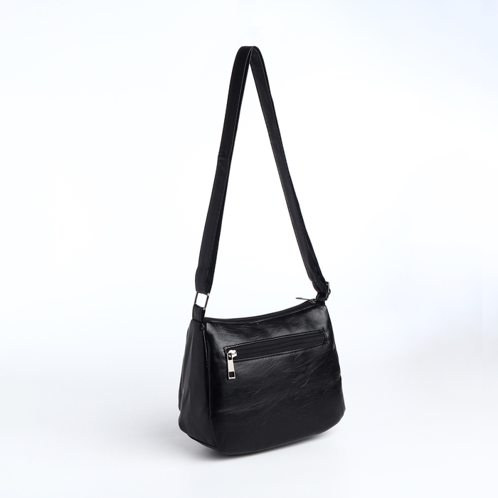 Сумка женская на молнии, цвет чёрный Сумка женская на молнии, цвет чёрный