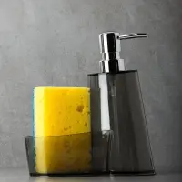 VETTA Диспенсер для моющего средства с отделением для губки, 18x8,8x19 см, пластик