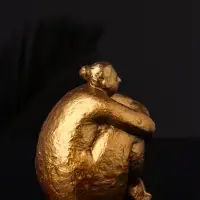Фигурка гипс &laquo;Дама&raquo;, 9&times;8&times;8 см, под бронзу