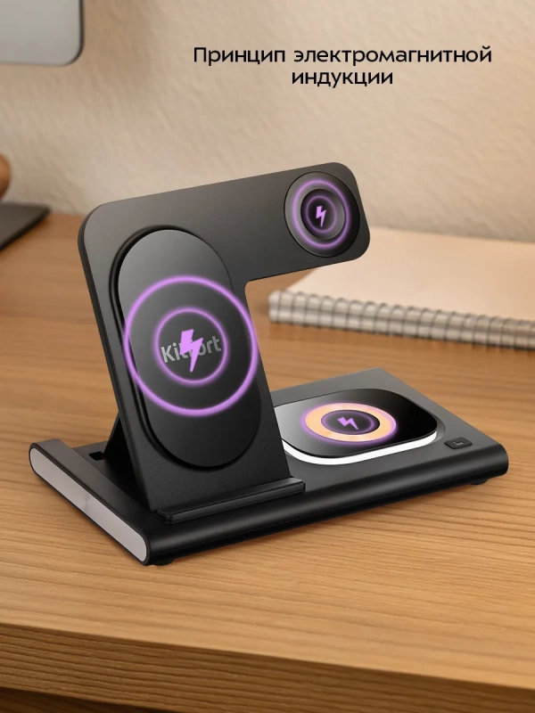 Зарядная станция КТ-3753 - 23 Вт Зарядная станция КТ-3753 - 23 Вт