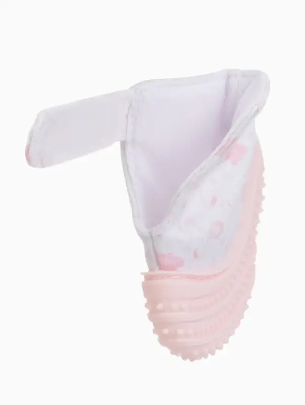 Прорезыватель на ручку для зубов &laquo;Фламинго&raquo;, светло-розовый