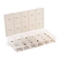 Набор латунных гаек с накаткой ТУНДРА krep, предметов 500 предметов