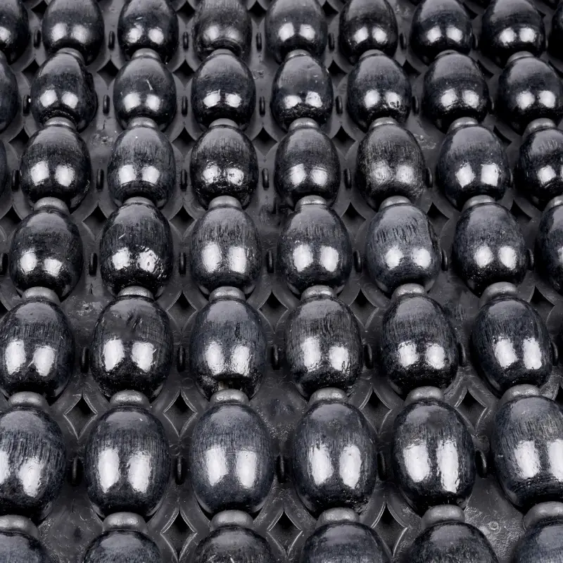 Накидка массажная AVS M2410P-BL квадратная шарики (черный), 1 шт.