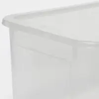 Ящик для хранения &laquo;Кристалл XS Plus&raquo;, 16 л, 38.9&times;27.5&times;21.5 см, с крышкой, прозрачный