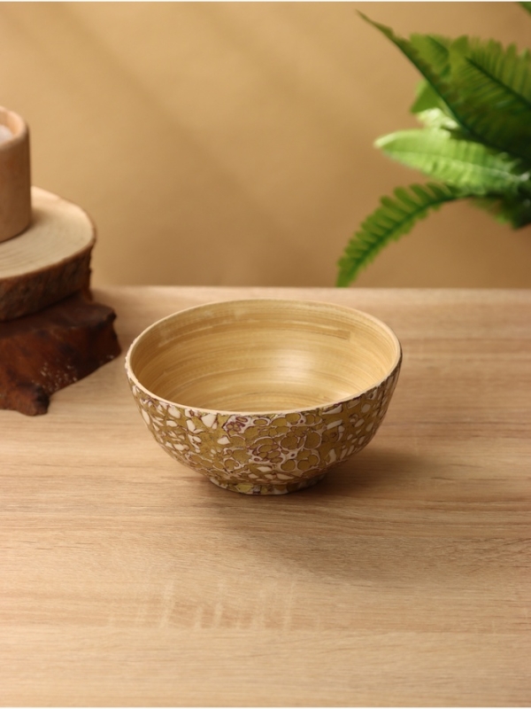 Миска 14х14х7 см, бамбук Миска 14х14х7 см, бамбук