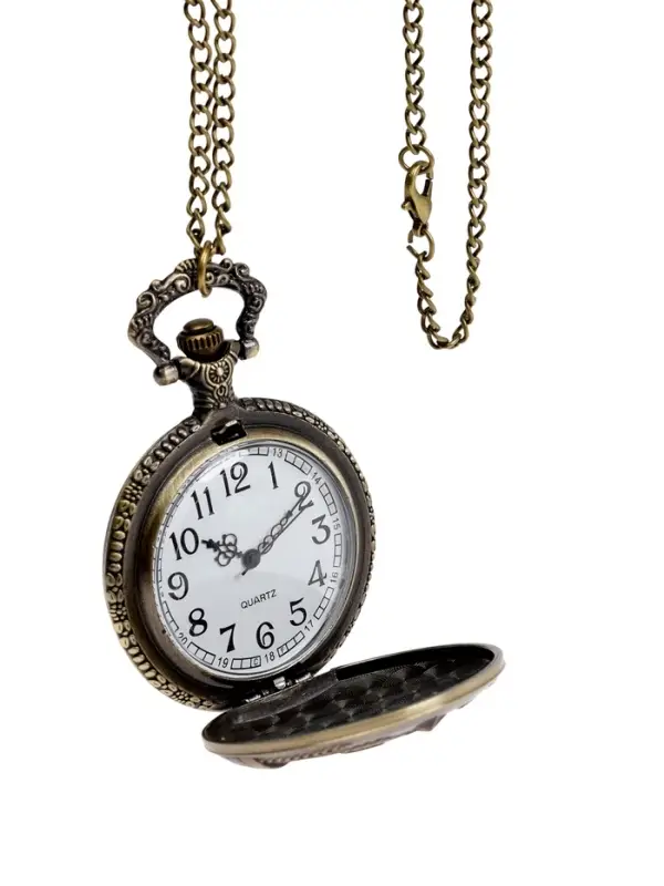 Часы карманные &laquo;СССР&raquo;, кварцевые, цепочка l-40 см, d=4.5 см