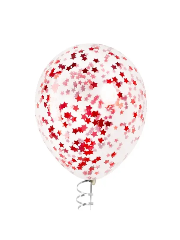 Конфетти «Звезда» красные, металлик, 1.5 см, 50 г