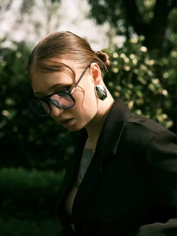 Серьги металл &laquo;Тюльпан&raquo;, цветок, цвет серебро