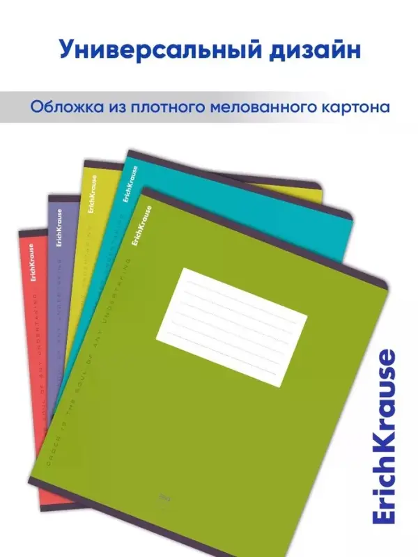 Тетрадь 24 листа в линейку ErichKrause Unicolor Bright, МИКС