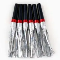 Карнавальный язычок «Дождик» серебряный, 6 шт Карнавальный язычок «Дождик» серебряный, 6 шт