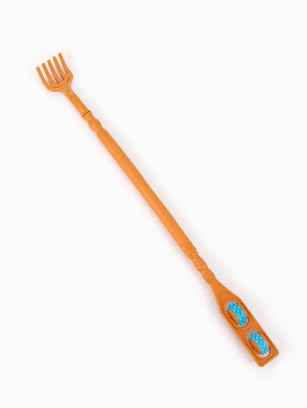 Массажёр - чесалка, двусторонний, универсальный, 2 колеса, МИКС