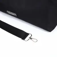 Сумка женская кросс-боди на молнии, 31&times;7&times;13 см, чёрная