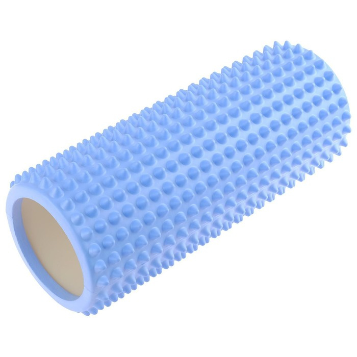Ролик массажный Sangh, 33х12 см, цвет светло-голубой Ролик массажный Sangh, 33х12 см, цвет светло-голубой