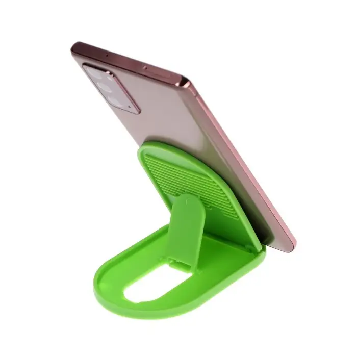 Подставка для телефона Luazon, складная, регулируемая высота, резиновая вставка, зелёная