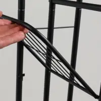 Подставка для цветов Greengo, 7 полок, 43&times;22&times;126 см, напольная, металл, чёрная