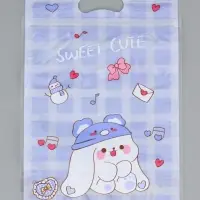 Пакет подарочный, с zip-lock застежкой, "Милые зверята", 15х23 &plusmn; 1см МИКС