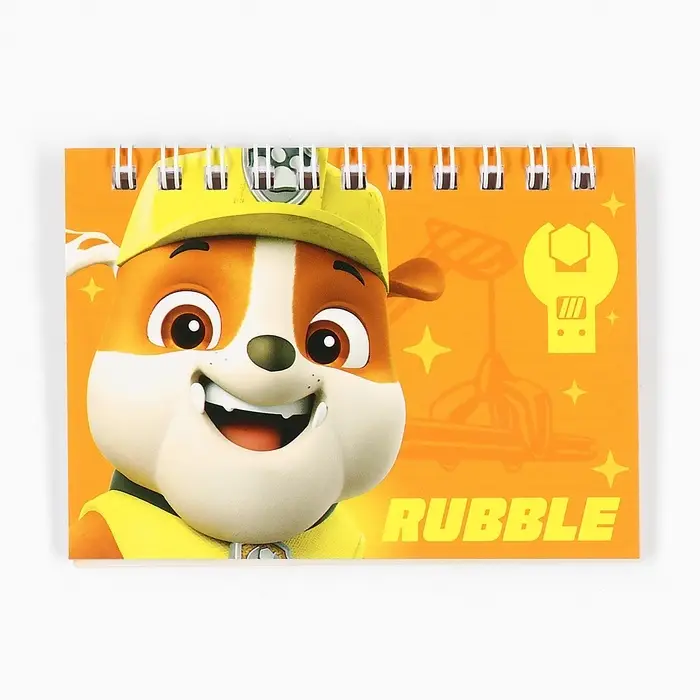 Блокнот А7, 28 л., набор 4 шт., &laquo;Щенячий патруль&raquo;