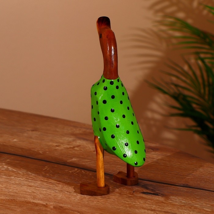 Сувенир Сувенир "Утка в горошек" дерево 25 см