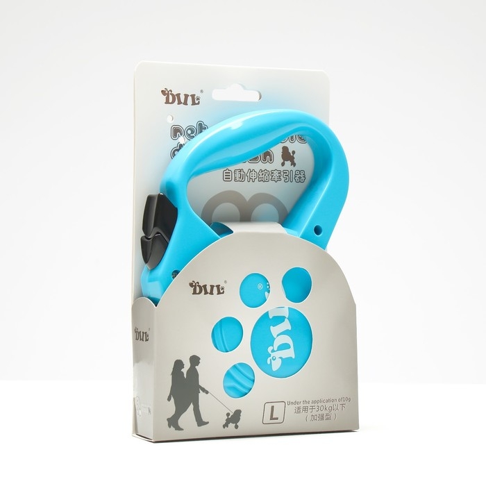 Рулетка DIIL, 5 м, до 30 кг, лента, голубая Рулетка DIIL, 5 м, до 30 кг, лента, голубая