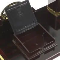 Органайзер настольный 7 в 1 (блок для бумаги, подставка для печати, карандашница, калькулятор, глобус, визитница с часами)