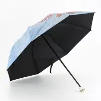 Зонт механический &laquo;Пионы&raquo;, эпонж, 4 сложения, 8 спиц, R=48/55 см, d=96 см, МИКС