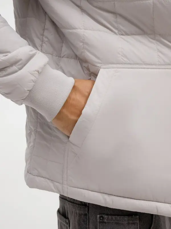Куртка унисекс Warmbridge, светло-серая, размер XS