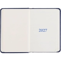 Ежедневник датированный 2027 Attache АГЕНДА А6 168л 100x150мм темно-синий