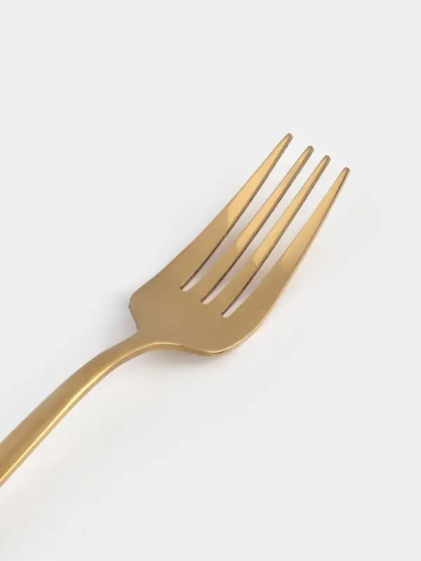 Набор вилок столовых Magistro &laquo;Блинк&raquo;, длина 21.5 см, 6 шт., нержавеющая сталь, золотистый