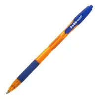 Ручка шариковая автоматическая ErichKrause R-301 Matic&Grip Amber, узел 0.7 мм, чернила синие, резиновый держатель, длина линии письма 2000 метров