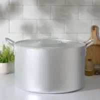 Котёл, 40 л, d=44 см, с крышкой, алюминий, серебристая