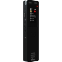 Диктофон RITMIX RR-155, 16Гб,micro SD, APE, MP3, WMA, FLAC, WAV, Jack 3.5, micro USB,черный