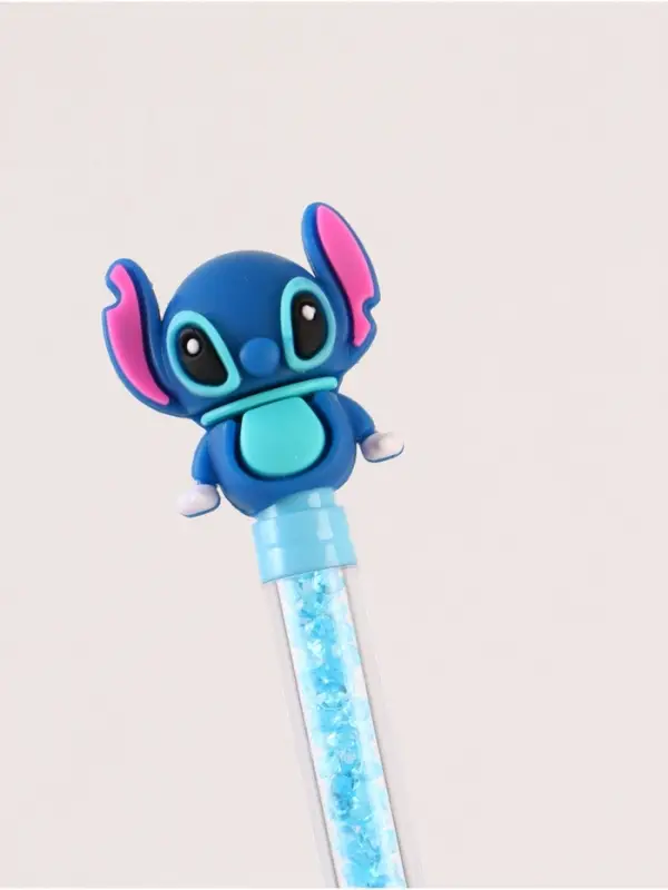 Блокнот с разделителями А6, 65 л ручка с кристаллами и стикеры-наклейки Стич 4 Блокнот с разделителями А6, 65 л ручка с кристаллами и стикеры-наклейки Стич 4