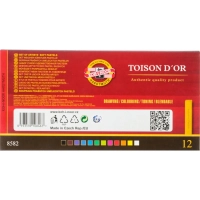 Пастель сухая худож. мягкая TOISON D`OR 8582 12цв/наб карт 8582012001KS