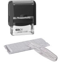 Штамп самонаборный NEW Printer С20-Set 4 стр.14х38мм 1 касса корпус черный