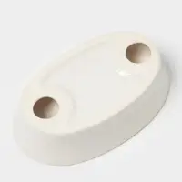 Аксессуары для ванной Доляна &laquo;Стразы. Капельки&raquo;, 4 предмета, дозатор 200 мл, мыльница, 2 стакана, белые