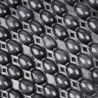 Накидка массажная AVS M2410BP-BL (большая с поддержкой) шарики (Черный), 1 шт.