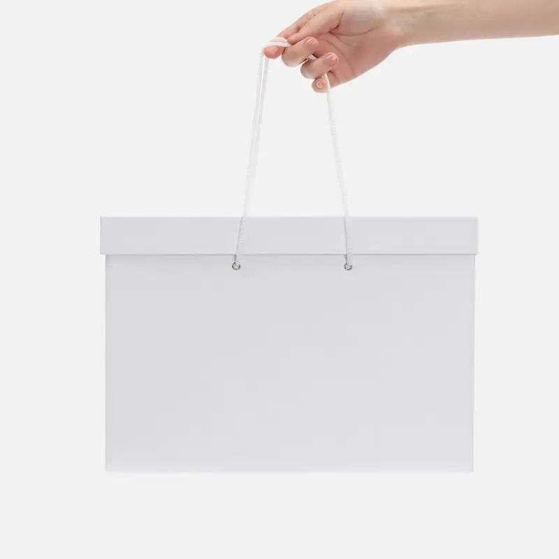 Коробка Handgrip, горизонтальная, белая