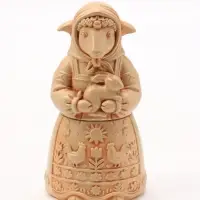 Фигурка декоративная &laquo;Коза Нюша&raquo;, 13&times;7 см, слоновая кость