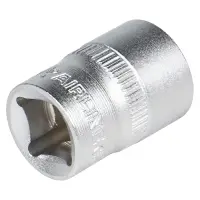 Головка торцевая 3/8"DR шестигранная 13мм, L=25мм пласт.подвес