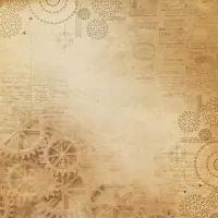 Бумага для скрапбукинга &laquo;Механизмы&raquo;, 30,5 х 32 см, 190 г/м&sup2;