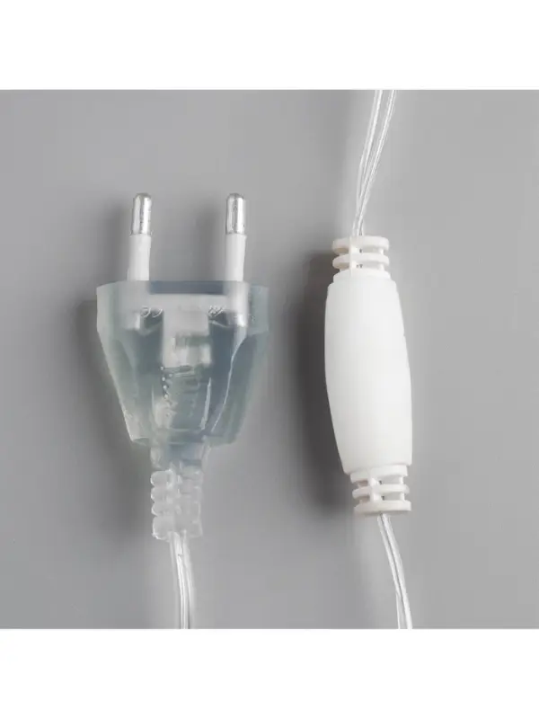 Светодиодная фигура &laquo;Звёзды серебристые&raquo; 20, 25, 30 см, металл, 220 В, свечение тёплое белое