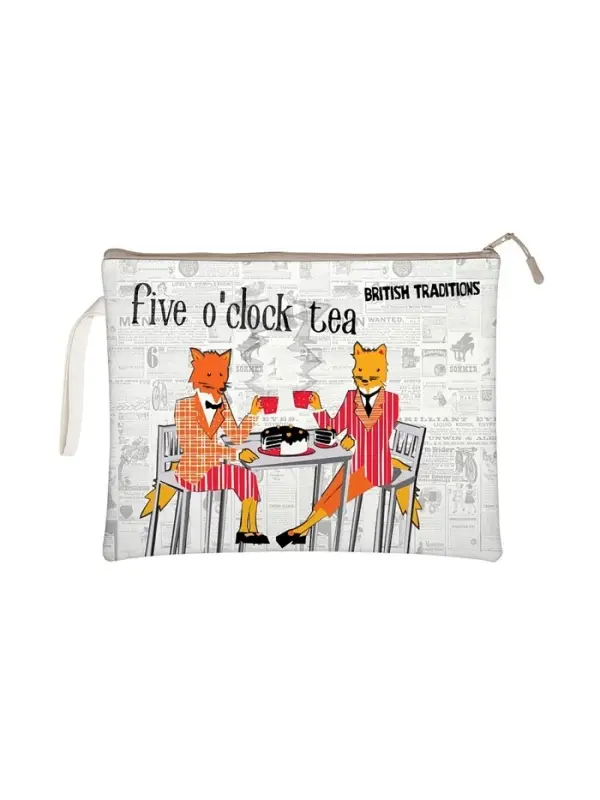 ПАПКА НА МОЛНИИ "FIVE O'CLOCK",  Ф.А4. 34СМ х 26СМ&para;