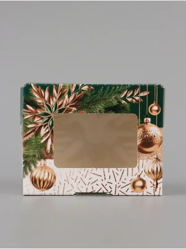 Коробка подарочная, самосборная &laquo;Новый год!&raquo;, 10&times;8&times;3.5 см