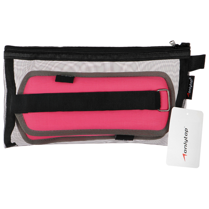 Утяжелители неопреновые ONLYTOP, 2 шт. х 0,25 кг, цвет розовый Утяжелители неопреновые ONLYTOP, 2 шт. х 0,25 кг, цвет розовый